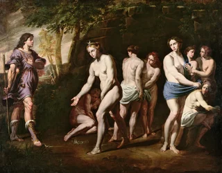 Diana en haar Nimfen Verrast door Actaeon